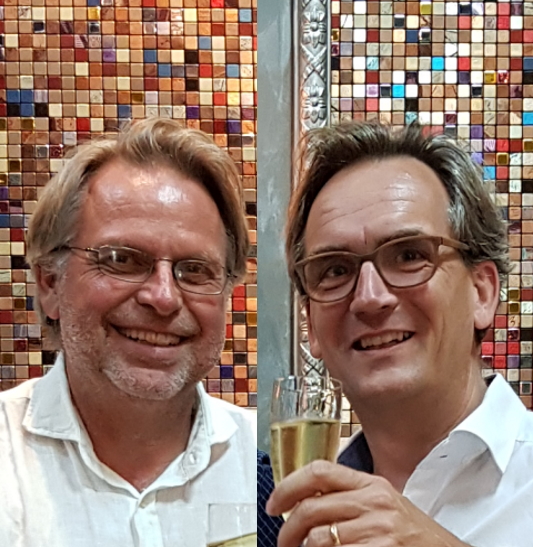 Mark van Vliet, directeur Stichting Health Base & Rob Brenninkmeijer, directeur Digitalis