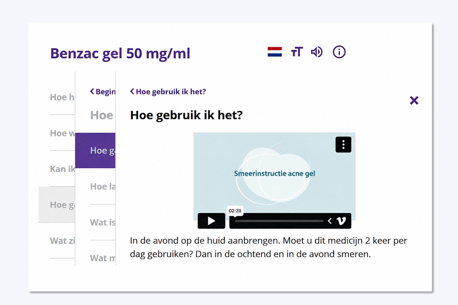 Gebruiksinstructievideo