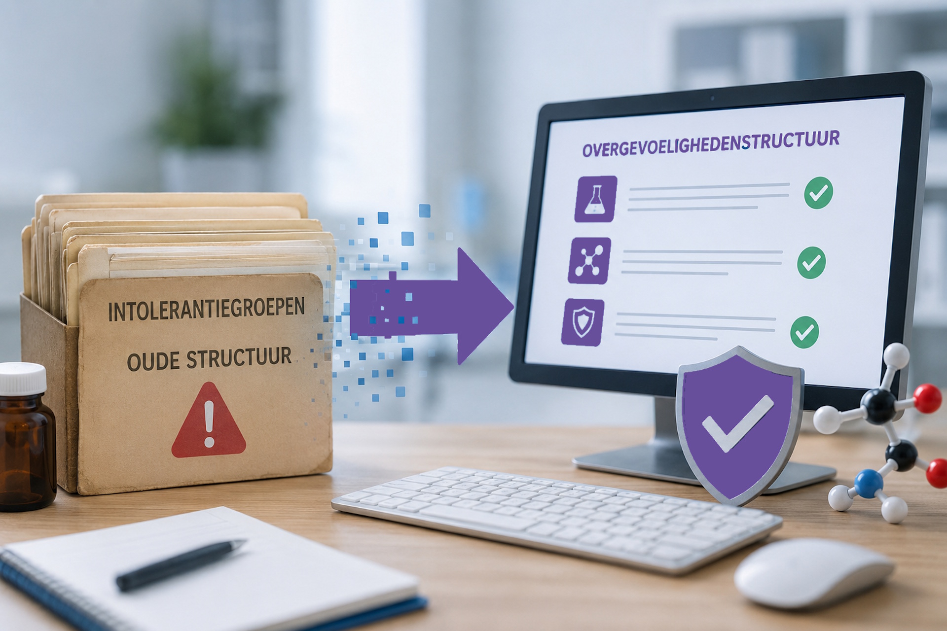 Verouderde intolerantiegroepen maken plaats voor moderne overgevoelighedenstructuur
